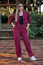 Wide Leg Anelyse Bordo