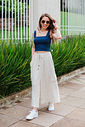 Cropped Alongado Basic Marinho Cropped Alongado Basic Marinho