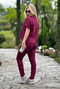 Calça Moletinho Hellen Bordo