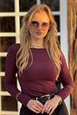 Blusa Maya Borgonha Blusa Maya Borgonha