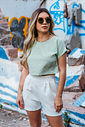 Tee Cropped Vichy Lima Tee Cropped Vichy Lima
