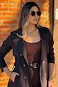 Trench Coat Preto