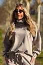 Blusa Supersoft Helena Cinza Blusa Supersoft Helena Cinza
