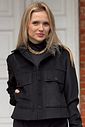 Jaqueta Twill Louise Preta Jaqueta Twill Louise Preta