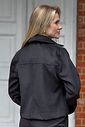 Jaqueta Twill Louise Preta Jaqueta Twill Louise Preta