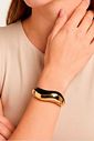 Bracelete Any Preto e Dourado Bracelete Any Preto e Dourado