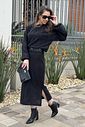 Saia Tricot Simone Preto Saia Tricot Simone Preto