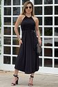 Vestido Carola Midi Preto Vestido Carola Midi Preto