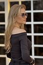 Blusa Ombro-Ombro Maya Preta