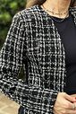 Blazer Tweed Preto Blazer Tweed Preto