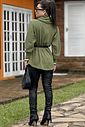 Blusa Tricot Giovana Alongado Verde