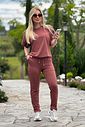 Calça Moletinho Hellen Marrom