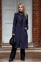 Trench Coat Suede Marinho Trench Coat Suede Marinho