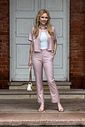 Calça Reta Valerie Blush Pink Calça Reta Valerie Blush Pink