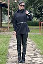 Blusa Tricot Giovana Alongado Preto