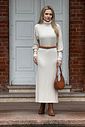 Vestido Tricot Iris Creme Vestido Tricot Iris Creme