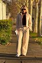 Wide Leg Apeluciada Louise Bege Wide Leg Apeluciada Louise Bege