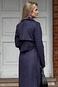 Trench Coat Suede Marinho Trench Coat Suede Marinho