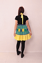 Vestido Festa Junina Estampa Brasil —Veste P ao G2 + Brinde 2 Laços Vestido Festa Junina Estampa Brasil —Veste P ao G2 + Brinde 2 Laços