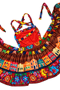 Avental Vestido Festa Junina estampa arraiá Cidadezinha Tal mãe tal filha MODELO INFANTIL