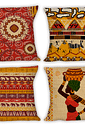 KIT 4 CAPAS DE ALMOFADAS DECORATIVAS AFRICAN STYLE- 45x45 KIT 4 CAPAS DE ALMOFADAS DECORATIVAS AFRICAN STYLE- 45x45