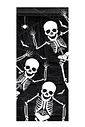Kit 02- Halloween Esqueleto muito Louco — 1 Capa de Porta + 4 Capas de Almofada 45x45 Kit 02- Halloween Esqueleto muito Louco — 1 Capa de Porta + 4 Capas de Almofada 45x45