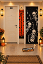 Banner Decorativo Halloween Doces ou Travessuras Laranja 1,75 m com Gancho Banner Decorativo Halloween Doces ou Travessuras Laranja 1,75 m com Gancho