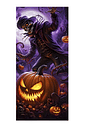 Kit 03- Halloween Caveira e Abobora Assustadoras — 1 Capa de Porta + 4 Capas de Almofada 45x45 Kit 03- Halloween Caveira e Abobora Assustadoras — 1 Capa de Porta + 4 Capas de Almofada 45x45