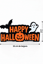 Placa Decorativa de Mesa Happy Halloween em Impressão 3D Placa Decorativa de Mesa Happy Halloween em Impressão 3D