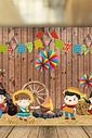PAINEL FESTA JUNINA ESCOLA FUNDO CRIANÇAS MEDIDA 220X150 PAINEL FESTA JUNINA ESCOLA FUNDO CRIANÇAS MEDIDA 220X150