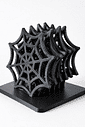Kit 6 Porta-Copos Teia de Aranha Halloween em Impressão 3D Kit 6 Porta-Copos Teia de Aranha Halloween em Impressão 3D