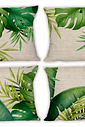 KIT 4 CAPAS DE ALMOFADAS DECORATIVAS FOLHAGENS - 45x45 KIT 4 CAPAS DE ALMOFADAS DECORATIVAS FOLHAGENS - 45x45
