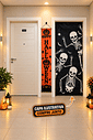 Banner Decorativo Halloween Laranja Happy Halloween 1,75 m com Gancho Banner Decorativo Halloween Laranja Happy Halloween 1,75 m com Gancho