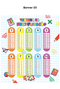 Kit Banner Números + Vogais