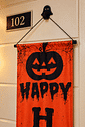Banner Decorativo Halloween Laranja Happy Halloween 1,75 m com Gancho Banner Decorativo Halloween Laranja Happy Halloween 1,75 m com Gancho