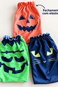 Kit 3 Porta-Doces Halloween Abóbora-Frankstein-Gato Preto | Yool Kit 3 Porta-Doces Halloween Abóbora-Frankstein-Gato Preto | Yool