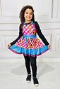 Avental Vestido Festa Junina estampa Xadrez Rosa Girassois Tal mãe tal filha MODELO INFANTIL Avental Vestido Festa Junina estampa Xadrez Rosa Girassois Tal mãe tal filha MODELO INFANTIL