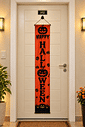 Banner Decorativo Halloween Laranja Happy Halloween 1,75 m com Gancho Banner Decorativo Halloween Laranja Happy Halloween 1,75 m com Gancho