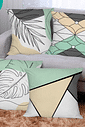 KIT 4 CAPAS DE ALMOFADAS DECORATIVAS GEOMÉTRICO CLEAN- 45x45