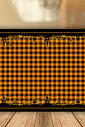 Toalha de Mesa Halloween Xadrez Laranja com preto 2,30MT X 1,40MT Toalha de Mesa Halloween Xadrez Laranja com preto 2,30MT X 1,40MT