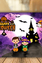 Painel Retangular Halloween Kids 2,20 X 1,50 Painel Retangular Halloween Kids 2,20 X 1,50