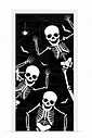 Kit 02- Halloween Esqueleto muito Louco — 1 Capa de Porta + 4 Capas de Almofada 45x45