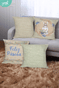 KIT 4 CAPAS DE ALMOFADAS DECORATIVAS PÁSCOA- 45x45