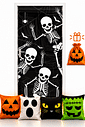 Kit 02- Halloween Esqueleto muito Louco — 1 Capa de Porta + 4 Capas de Almofada 45x45 Kit 02- Halloween Esqueleto muito Louco — 1 Capa de Porta + 4 Capas de Almofada 45x45