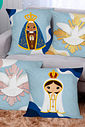 KIT 4 CAPAS DE ALMOFADAS DECORATIVAS NOSSA SENHORA- 45x45