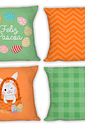KIT 4 CAPAS DE ALMOFADAS DECORATIVAS PÁSCOA- 45x45 KIT 4 CAPAS DE ALMOFADAS DECORATIVAS PÁSCOA- 45x45