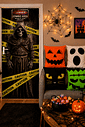 Kit 02- Halloween Dia das Bruxas CAVEIRA— 1 Capa de Porta + 4 Capas de Almofada 45x45 Kit 02- Halloween Dia das Bruxas CAVEIRA— 1 Capa de Porta + 4 Capas de Almofada 45x45