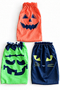 Kit 3 Porta-Doces Halloween Abóbora-Frankstein-Gato Preto | Yool Kit 3 Porta-Doces Halloween Abóbora-Frankstein-Gato Preto | Yool