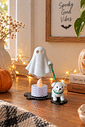 Fantasma com Cachorrinho e Luminária Halloween em Impressão 3D