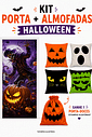 Kit 02- Halloween Caveira e Abobora Assustadoras — 1 Capa de Porta + 4 Capas de Almofada 45x45 Kit 02- Halloween Caveira e Abobora Assustadoras — 1 Capa de Porta + 4 Capas de Almofada 45x45